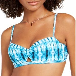 Sundazed blue tie dye Bikini Swim Top size 32C